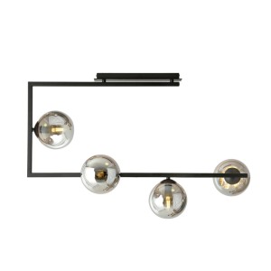 Lampa sufitowa czarna z kulami SOLA 51290/4