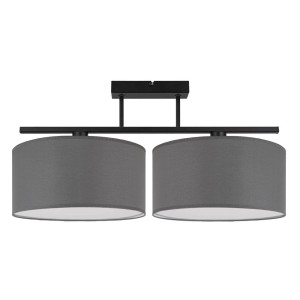 Lampa sufitowa szara do jadalni nad stół  TULUKA 3047