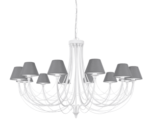 Duży żyrandol w stylu shabby chic  JOVESA  2095/S108