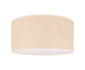 Abażur ecru - kremowy w prążki.