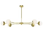 Lampa złota z kulkami na sufit Trito R21980