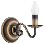 Kinkiet stare złoto - patyna VELORA L03480