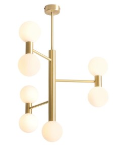 Żyrandol złoty i nowoczesny z kulkami LARO 1134/PL/T40/A