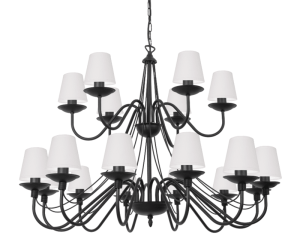 Żyrandol wieloramienny do wysokiego salonu SANTA 397/S1/A/S001