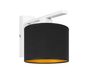 Kinkiet czarno-złoty   ERIK  1772/B/15 