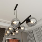 Lampa  do salonu nad stół z kulami ROMOS 51207/8