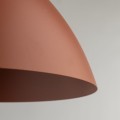 Lampa zwisająca w kolorze ceglanej czerwieni - brick.