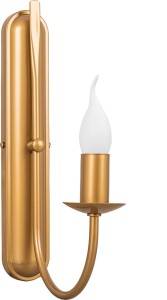 Kinkiet złoty pojedynczy klasyczny  AGARON  2099/Z