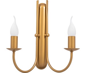 Kinkiet złoty podwójny retro  AGARON 2100/Z