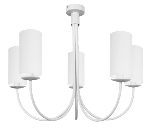 Lampa duża biała do salonu i sypialni  RAMZO 0011/W01 