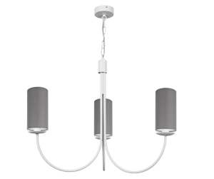 Żyrandol biały do sypialni   RAMZO 0010/W08 