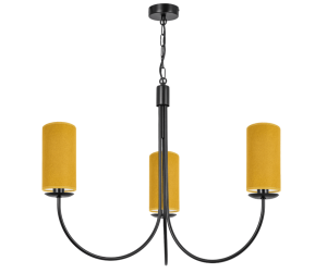 Żyrandol sufitowy w kolorze ochra  RAMZO 0006/W06