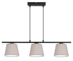 Lampa wisząca beżowo-szara nad stół    LIKO 265/26/C 