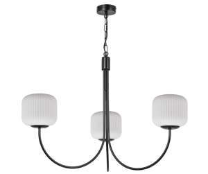 Żyrandol  z kloszami  ryflowanymi    RAMZO 0006/RB 