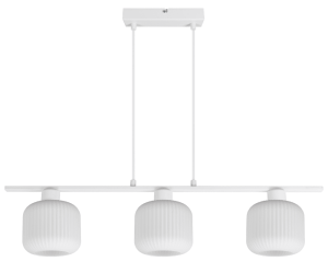 Biała wisząca lampa nad stół  LIKO 265/RB/B