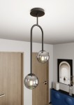 Lampa grafitowa na sufit  ATRO 51384/2