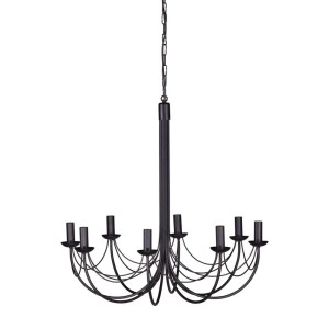 Żyrandol świecznikowy 8 ramion do dużego salonu RODIR 63521