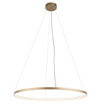 Lampa duża ledowa  ring  złoty 117 cm  KARI  65344