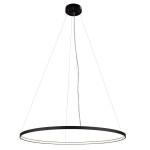 Duży ring czarny led wiszący 117 cm  KARI  65342