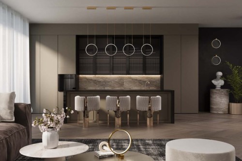 Ringi ledowe nad stół do salonu i kuchni.