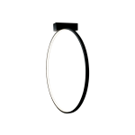 Duży czarny kinkiet led ring  57 cm  KARI  64302