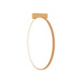 Złoty ring led na ścianę średnica 57 cm.