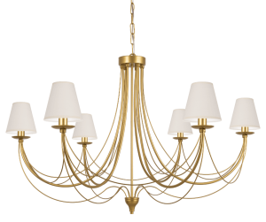 Lampa duża złota klasyczna  nad stół  JOVESA 2097/S002