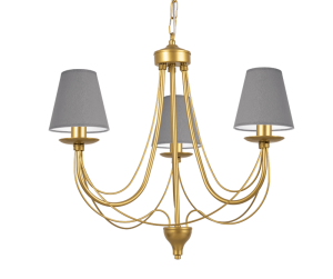 Żyrandol złoto  AURA  2131/S008