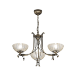 Żyrandol elegancki mosiężny ze szkłem ANADA 68313