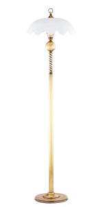 Lampa podłogowa klasyczna ze szkłem TERA  R2221