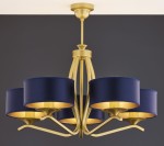 Żyrandol złoty o nowoczesnym designie  KASZMIN  R22114