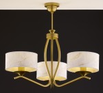 Żyrandol  złoty  do salonu  KASZMIN  R22109