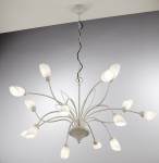  Duży żyrandol do salonu  kwiat  GLORIA  R22062