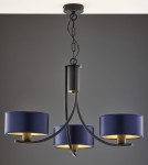 Nowoczesny czarny żyrandol  ARTER  R22099