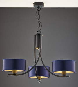 Nowoczesny czarny żyrandol  ARTER  R22099