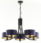 Żyrandol czarny  o nowoczesnym designie  ARTER  R22101