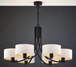 Designerski czarna lampa do salonu ARTER  R22105