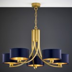 Żyrandol złoty  o nowoczesnym designie  ARTER  R220094