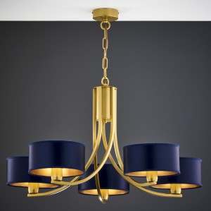 Żyrandol złoty  o nowoczesnym designie  ARTER  R220094