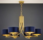 Nowoczesny złoty  żyrandol do salonu ARTER  R22095