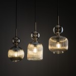Lampa  szkło ryflowane  kolor koniak   SONIA  311042