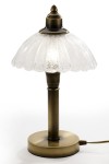 Lampka stołowa klasyczna ze szkłem CARO  R22126