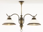 Lampa klasyczna z 2 kloszami szklanymi  OLGA  R212