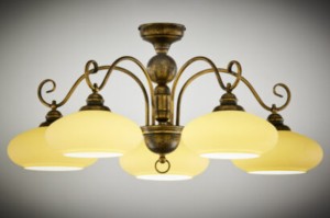 Żyrandol  niski klasyczny  antyczny   LERO  R2399