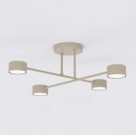 Beżowy żyrandol na sufit ledowy  HASO 51680/4