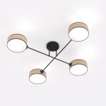 Lampa sufitowa abażury rattan DRIM  51571/4 