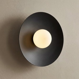 Lampa na ścianę  nowoczesna czarna  SPON   51542/K1 