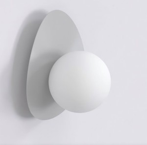 Jasnoszary kinkiet na ścianę  TOWO  51530/K1