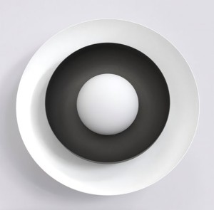 Lampa ścienna   designerska  czarno-biała   PONY  51521/K1