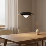 Lampa pojedyncza  czarna   KINI  51603/1